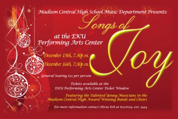 Madison Central High School Music Department: Songs of Joy