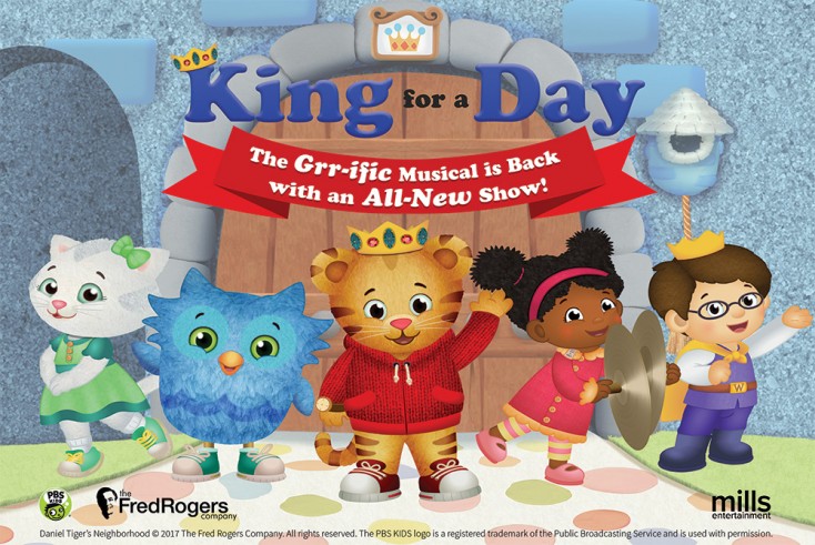 daniel tiger"s neighborhood live - king for a day