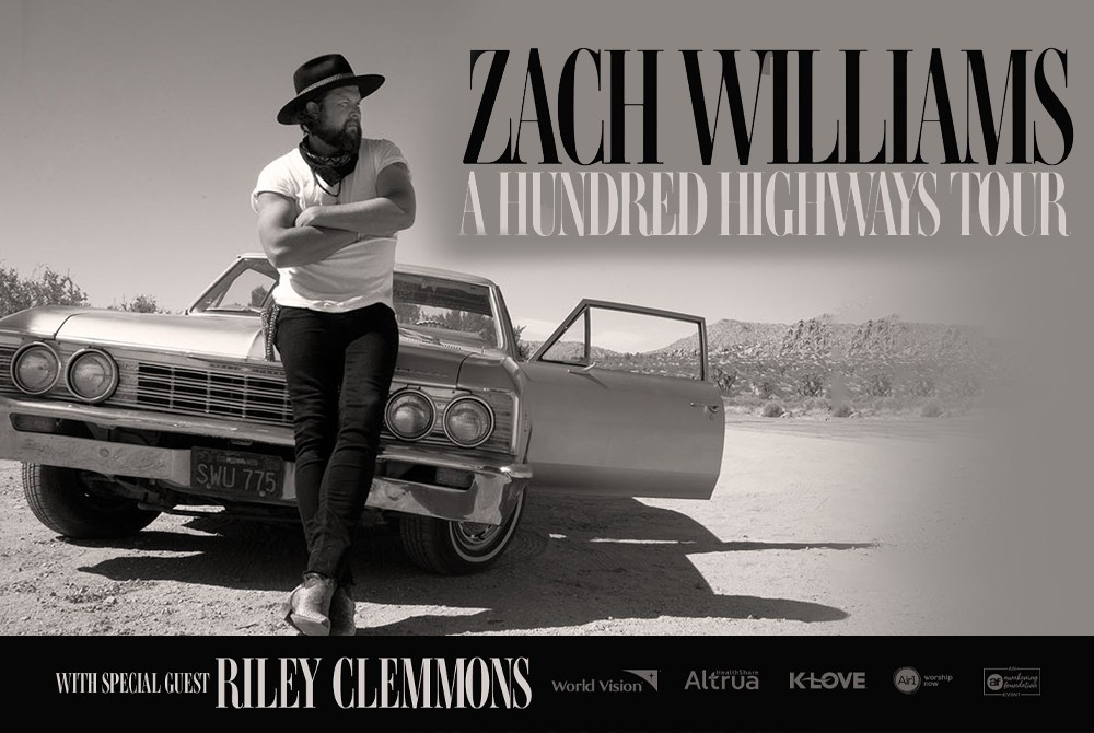 Zach Williams A Hundred Highways Tour October 14 An Awakening