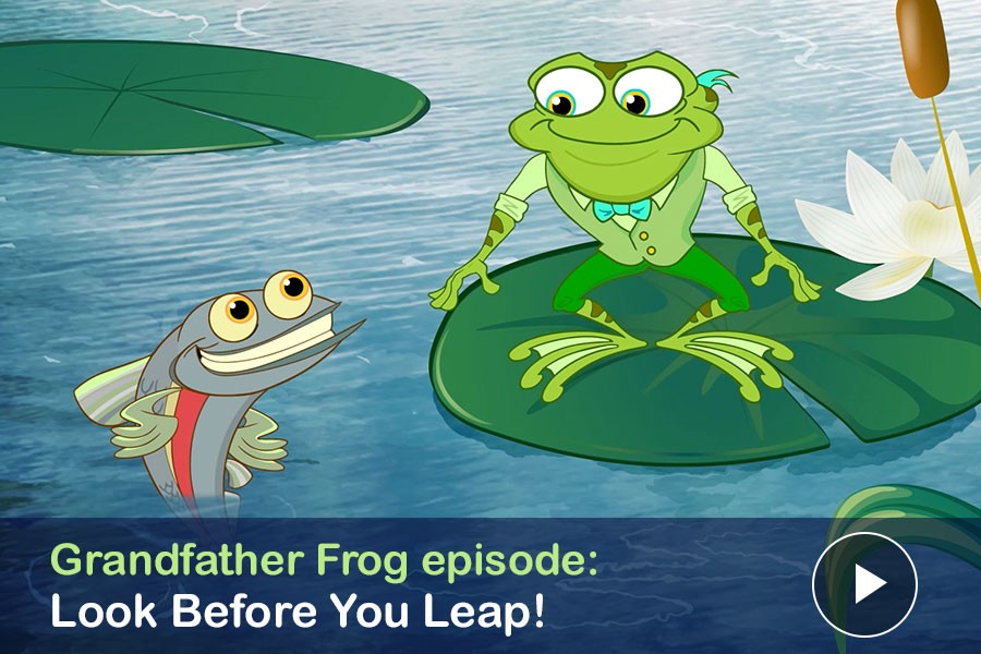 Watch: Look Before You Leap! Grandfather Frog Meets Red, the Redside Dace