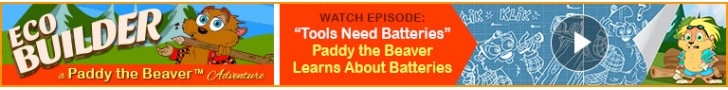Watch: "Tools Need Batteries" - "Eco Builder!" a Paddy the Beaver Adventure