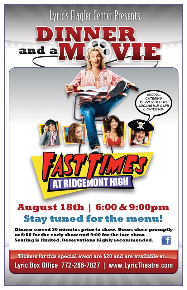 Dinner and a movie - Fast Times - Eblast.jpg